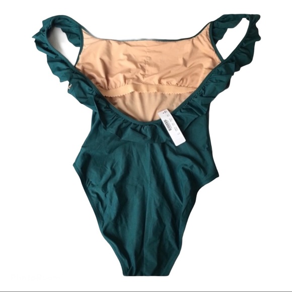 J. Crew Ruffled Scoopback One-piece Swimsuit - Picture 7 of 7